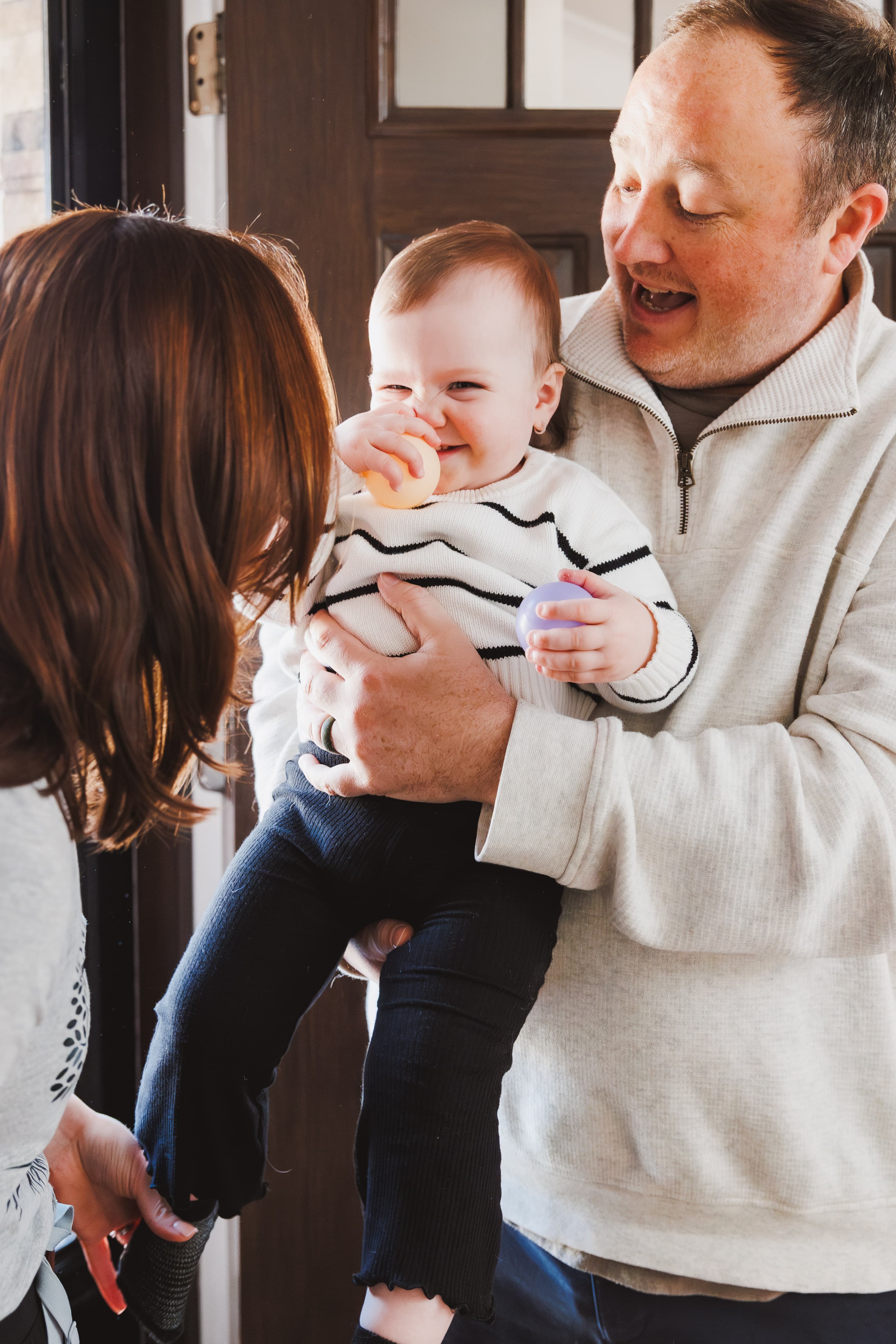 Pediatrician providing care